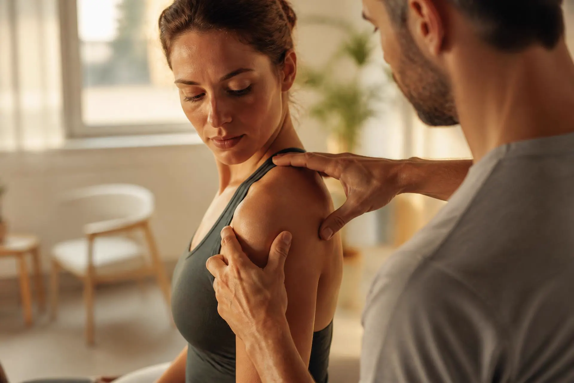 Physiotherapeutische Behandlung — manuelle Therapie in der Praxis Russek